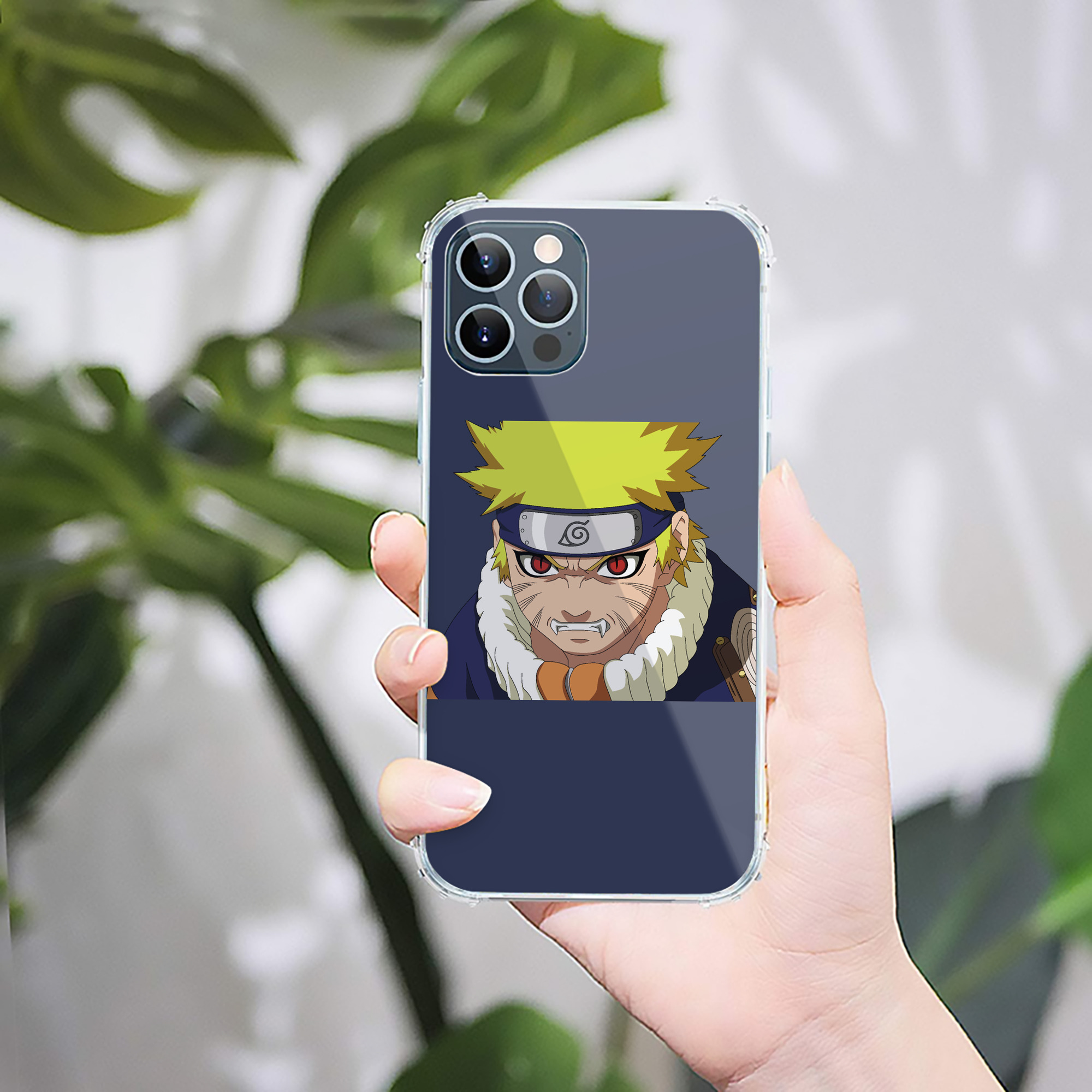 （画像用） NARUTO -ナルト- うずまき ナルト Uzumaki Naruto 【iPhone 12シリーズ対応】透明スマホケース（クリアソフトケース）